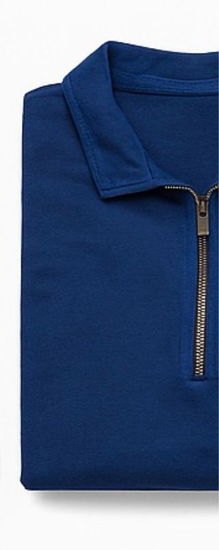 Jersey polo Massimo Dutti azul marino XL