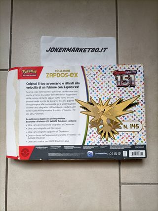 Collezione Zapdos ex 151 Ita Set  Pokemon  Complet