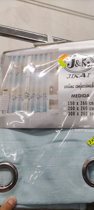 Cortina 140x260cm - Algodón/Poliéster