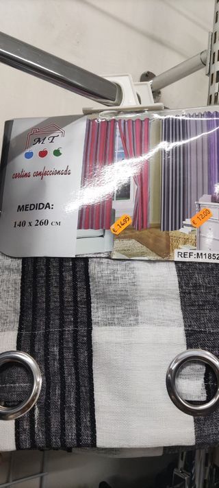 Cortina 140x260cm - Algodón/Poliéster