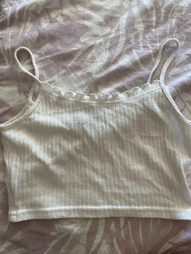 Top blanco Shein - Tirantes