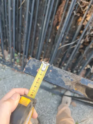 Rejas jardín - 4m x 1.3m