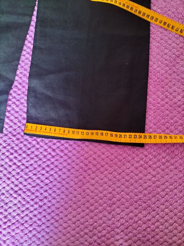 Pantaloni lino nero 7XL