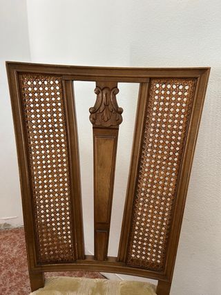 6 sillas comedor vintage