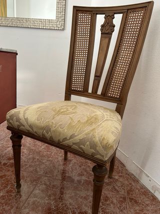 6 sillas comedor vintage