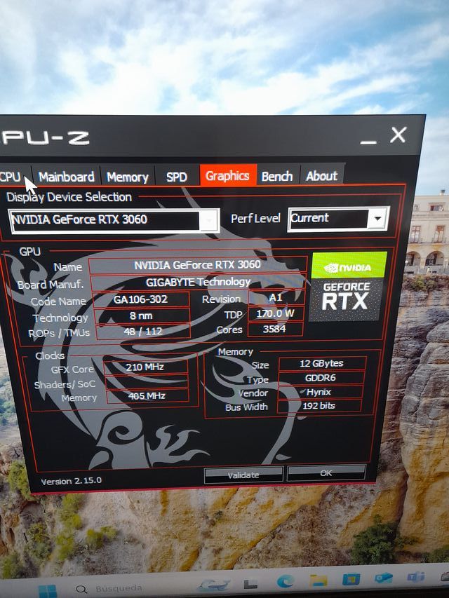 ORDENADOR GAMING RYZEN + RTX 3060 12GB