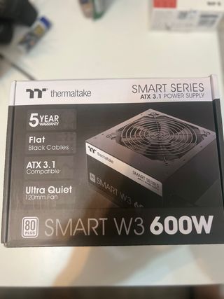 Fuente alimentación Thermaltake Smart W3 600W