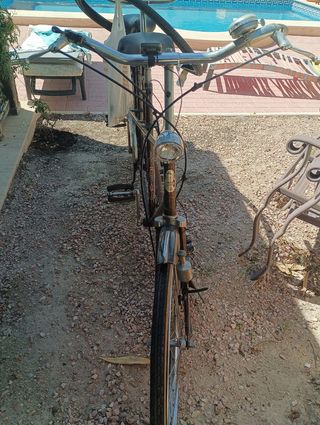 Bicicleta tándem clásica.