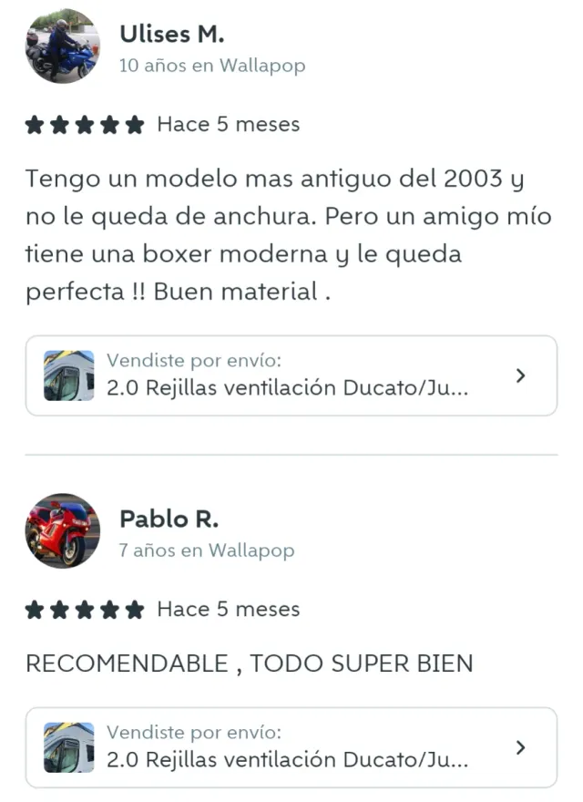 2.0 Rejillas ventilación Ducato/Jumper/Boxer 2ud