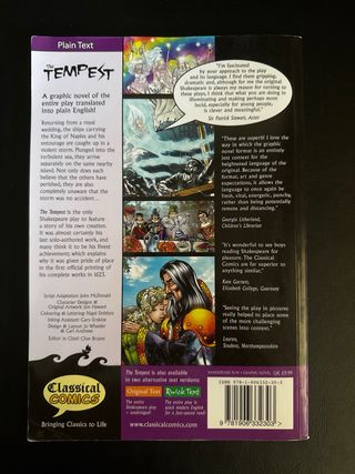 The Tempest: Plain Text: The Graphic Novel (Bri...