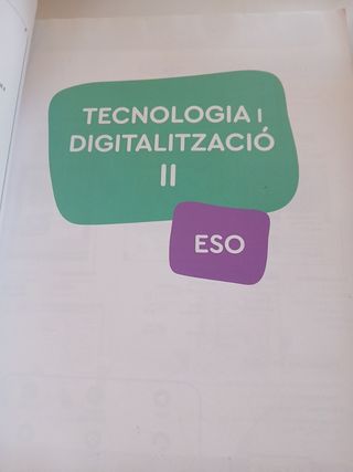 TECNOLOGIA I DIGITALITZACIÓ II