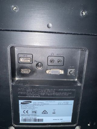 Monitor Samsung S27D590C 27" Curvo Full HD Negro
