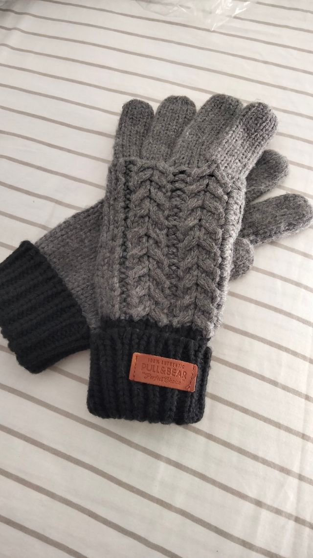 Guanti Pull&Bear - Grigio e Nero