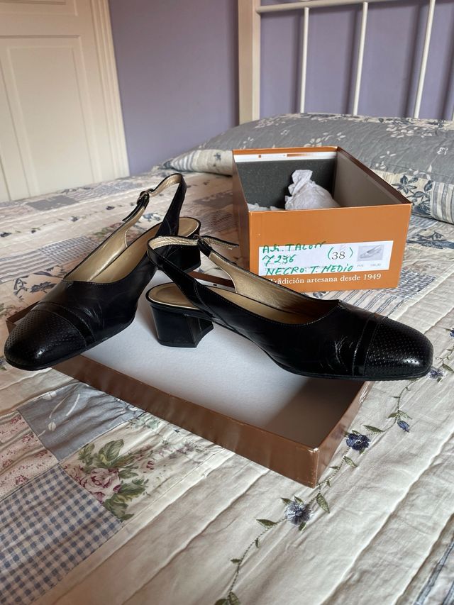 Zapatos tacón LukFlex negros 38