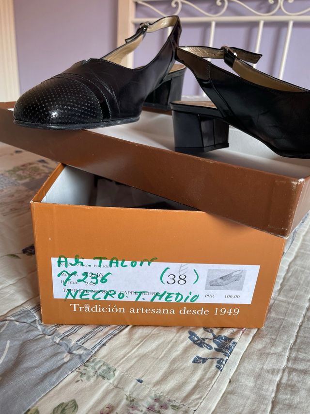 Zapatos tacón LukFlex negros 38