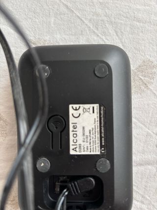 Teléfono inalámbrico Alcatel negro