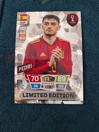 Cromo Adrenalyn Pedri - España - Edición Limitada