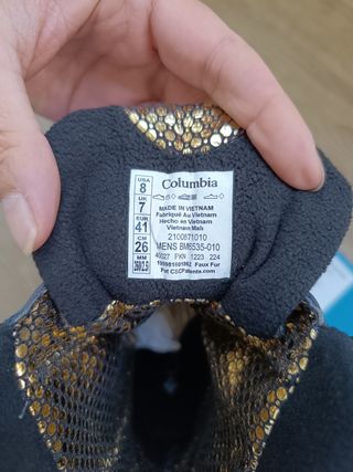 Botas de invierno Columbia 41 nuevas 