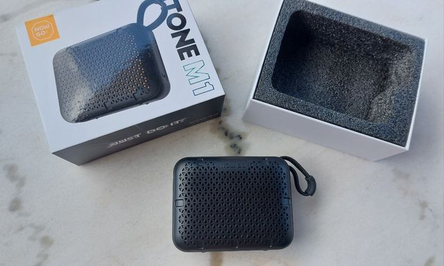 Altavoz portátil Now:Go. Resistente al agua.