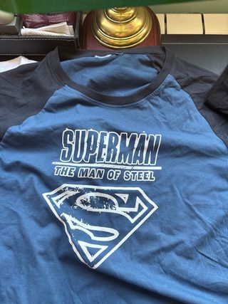 3 Camisetas: Top Gun, Superman, Batman