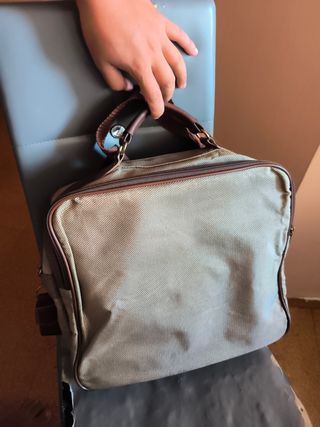 Bolso viaje beige-marrón