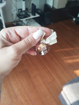 Ciondolo Swarovski marrone beige