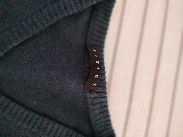 Maglione Sisley verde uomo