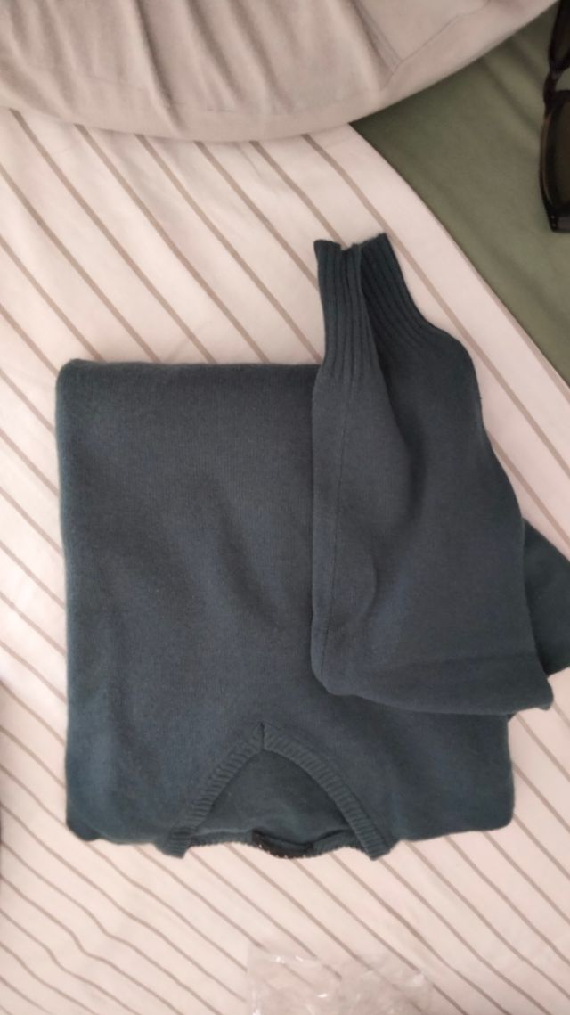 Maglione Sisley verde uomo