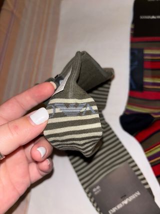 2 Calze Firmate”EMPORIO ARMANI”MADE IN ITALY UOMO 