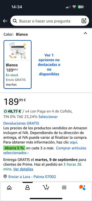 Impresora MUNBYN etiquetas térmicas