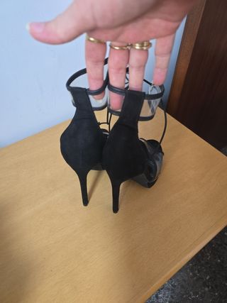Zapatos tacón negros 36