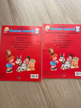 pack dos libros cuentos clásicos.