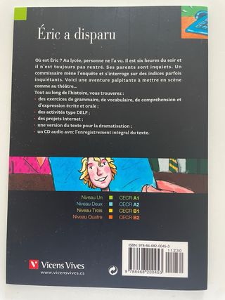 ERIC A DISPARU (AUDIO TELECHARGEABLE)