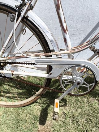 Bicicleta vintage blanca