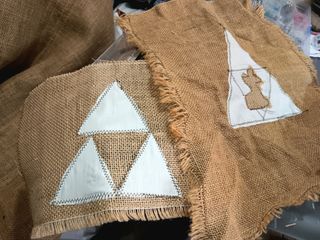 Bolso bandolera arpillera