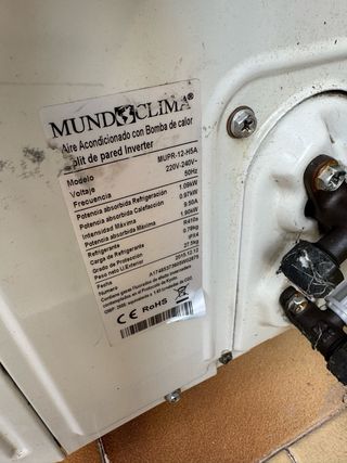 Aire Acondicionado Mundo Clima Inverter