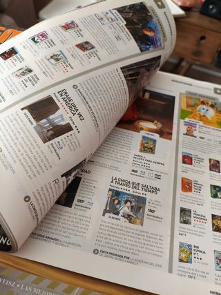 4 números de la revista de cine Cinemanía