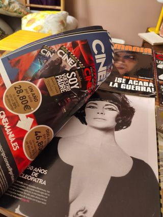 4 números de la revista de cine Cinemanía