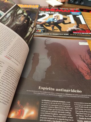 4 números de la revista de cine Cinemanía