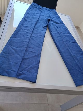 Elena Casali - Completo Lino Blu