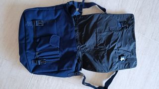 Bolso Nike bandolera azul claro y oscuro 