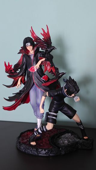 Figure Uchiha Itachi e Sasuke Statua 32 cm NARUTO