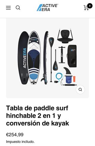 Tabla Paddle Surf Hinchable 2 en 1