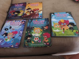 Vendo libros princesas dragon números 1,2,3,4 y 11
