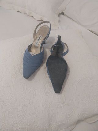 Zapatos Pilar Burgess azules