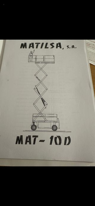 Elevadora tijera MATILSA MAT-10D