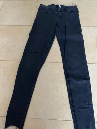 Jeans tiro medio/alto 