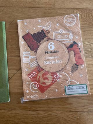 Libros de texto de sexto de primaria 