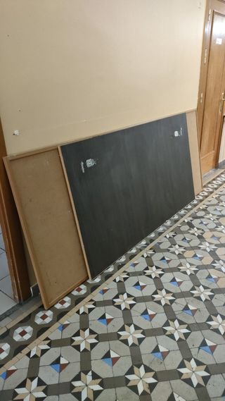 Paneles de corcho enmarcados
