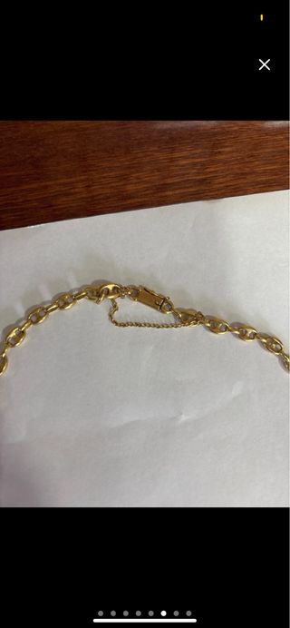 Cadena de calabrote MACIZA oro 18k 18 k 18ktl